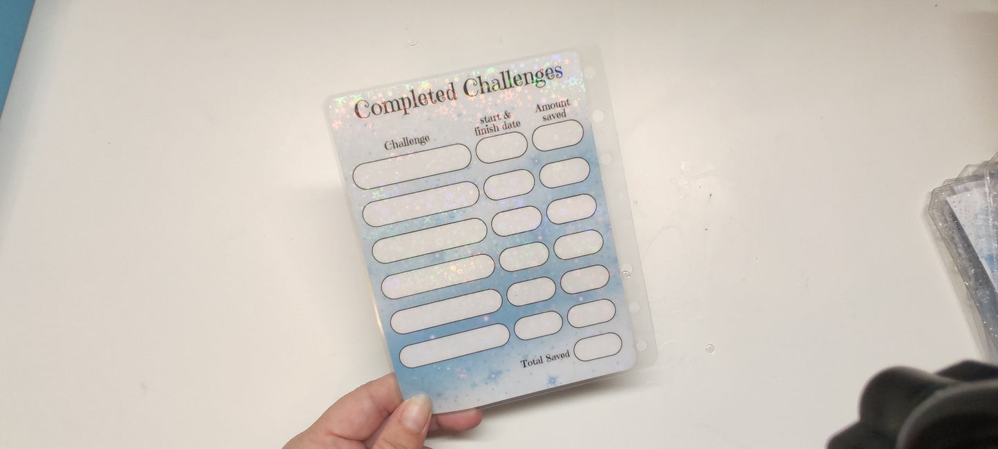 PREORDER Cash-ella completed challenges dashboard